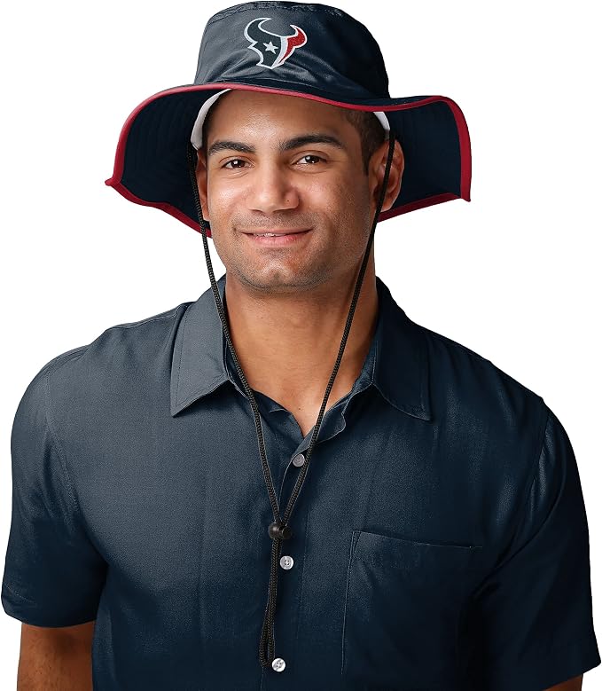 NFL Solid Team Color Logo Sport Outdoor Sun Bucket Boonie Hat