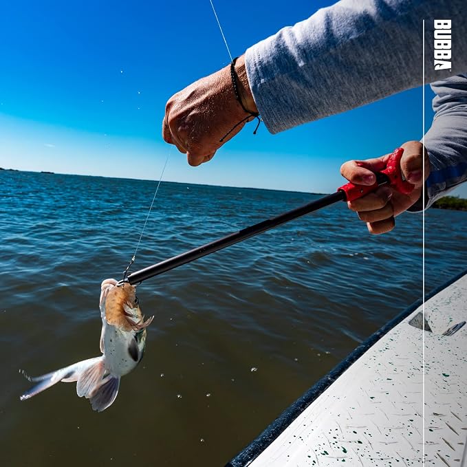 BUBBA Hook Extractor with Non-Slip Grip T-Handle with Marine Grade Stainless Steel Hook Extractor for Fishing and Angling