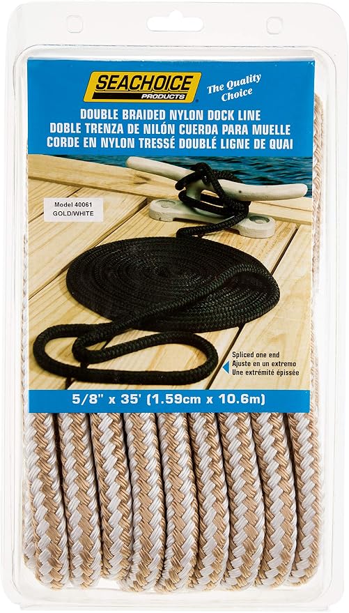 Seachoice Double-Braid Nylon Dock Line