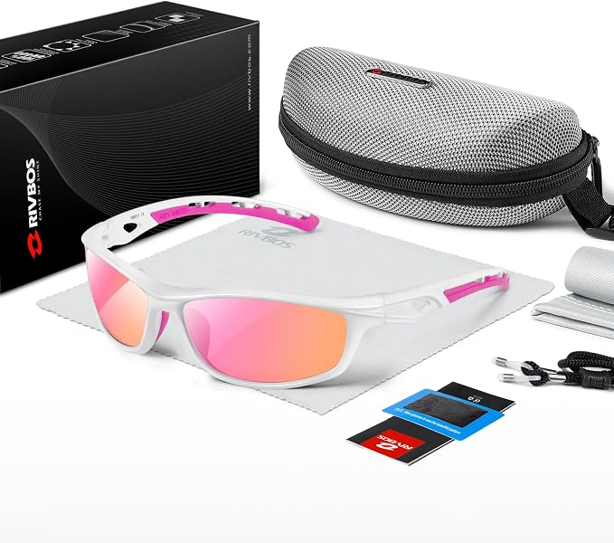 RIVBOS Sunglasses for Men Women Polarized UV Protection Sports Fishing Driving Shades Cycling RB833