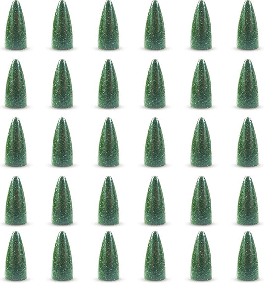 30Pcs Bullet Fishing Worm Slip Sinkers Weights - Texas Rig and Carolina Rig Weights for Bass Fishing Size 1/2oz 3/8oz 1/4oz 3/16oz 1/8oz 1/16oz