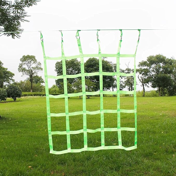 Climbing Net for Kids Outdoor,Climbing Cargo Net Kids Playground,Ninja Line Accessories For Ninja Warrior Obstacle Course For Kids,Climbing Rope Ladder for Ninja Slackline&Jungle Gyms Backyard