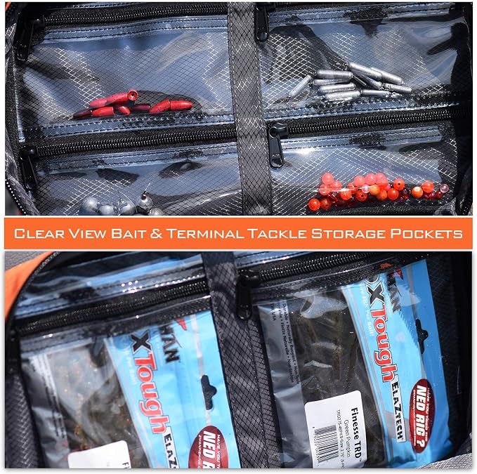 KastKing Signature Lure Bag Utility Binder Tackle Bag - Fishing Gear, Self-Healing Zippers & Padded Handle Design