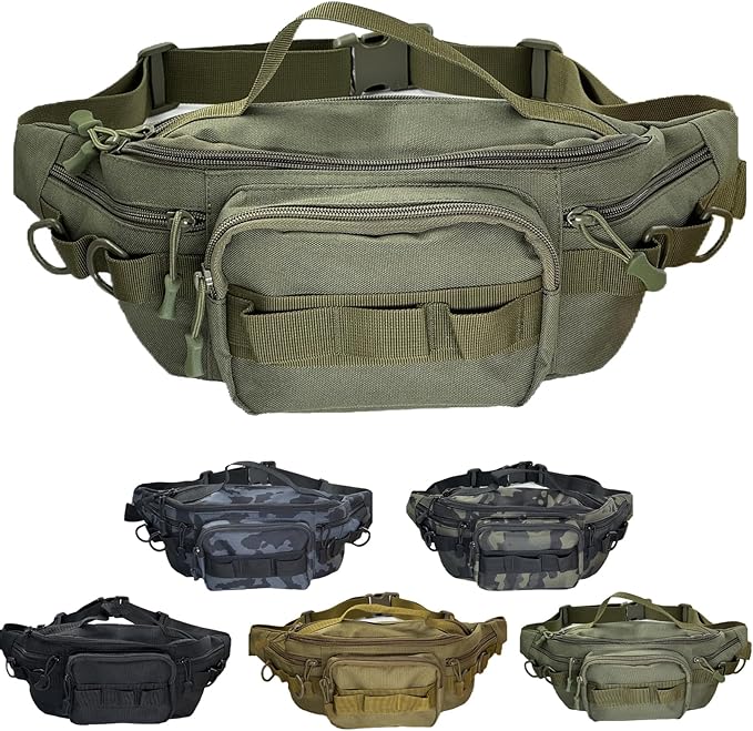 Fishing Fanny Pack for Men -Fishing Fanny Pack-Lightweight and Fishing Sling Pack