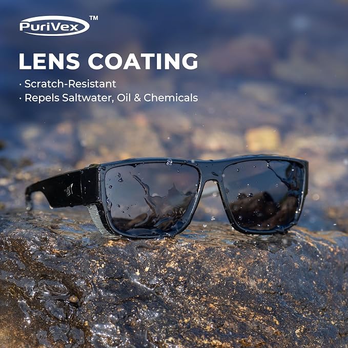 KastKing Comal Fit-Over Polarized Sports Sunglasses With PuriVex Protective Lens Coating, Fishing Driving, UV400, Men Women