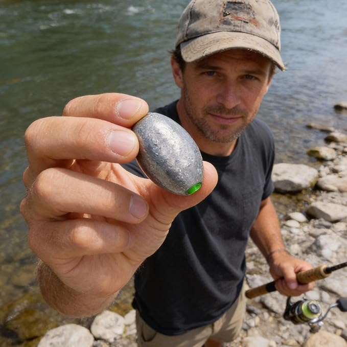 Egg Weights Egg Fishing Sinkers Lead Weights Catfish Weights Slide Sinkers for Fishing Line Assortment