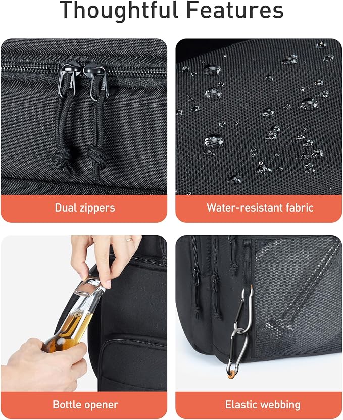 TOURIT Insulated Backpack Cooler: 30 Cans Waterproof Leakproof Soft Cooler Bag Beach Travel Picnic Camping