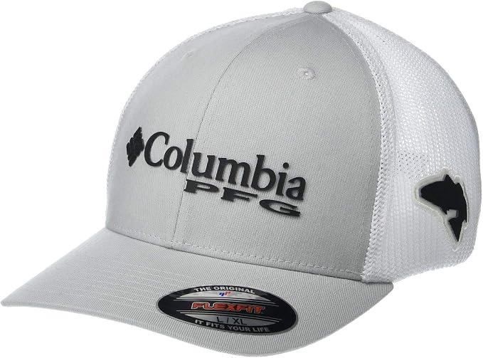 Columbia Unisex Adult PFG Logo Mesh Ball Cap