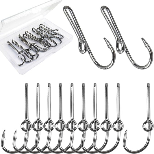 Fishing Hook Hat Pins,10pcs/20pcs Pins for Fishing Hat Hook Clip,Tie Clips for Hat Clasp Fashion Trend Hat Decoration Gold&Black