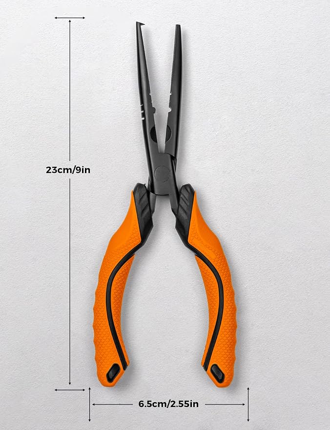 Fishing Pliers,Carbon Steel with Corrosion Resistant Coated Fishing Tools,Multitool for Saltwater