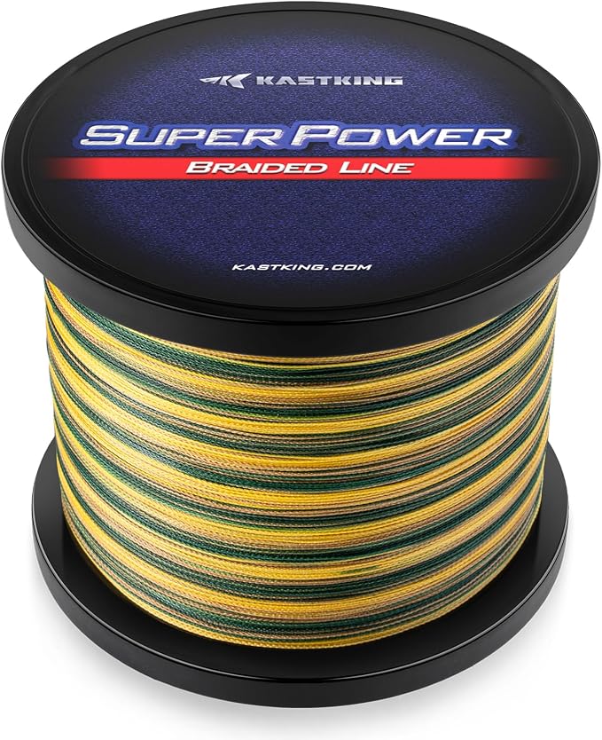 KastKing SuperPower Braided Fishing Line - Abrasion Resistant Braided Lines – Incredible Superline – Zero Stretch – Smaller Diameter – A Must-Have!