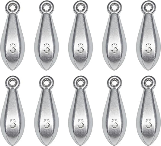 Fishing Weights Sinkers Bank Sinkers Bullet Weights for Surf Fishing Pier Bank Fishing Saltwater Fishing Gear 1oz to 8oz
