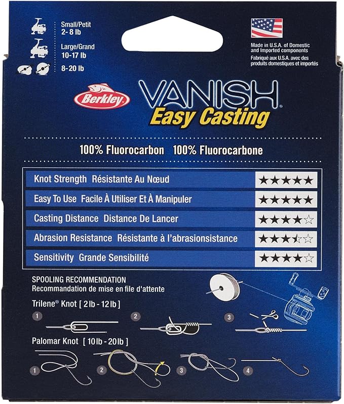Berkley Vanish Fluorocarbon Fishing Line/Leader Material