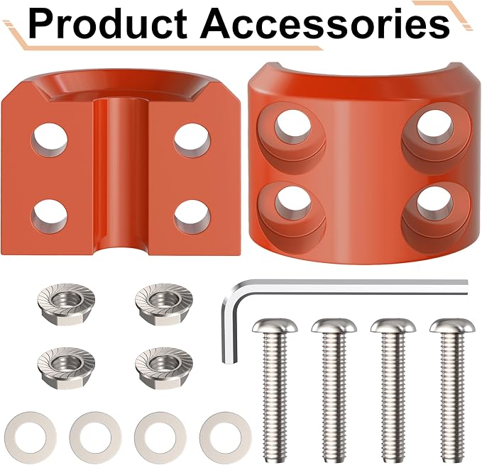 BFXM Winch Stopper for Cable, Rubber Winch Cable Stopper with Allen Wrench to Protect Winch Rope from Wear and Tear, Winch Accessories for ATV, UTV, Truck (Orange)