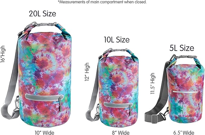 Skog Å Kust DrySak Roll Top Waterproof Bag, 5, 10 & 20 Liter