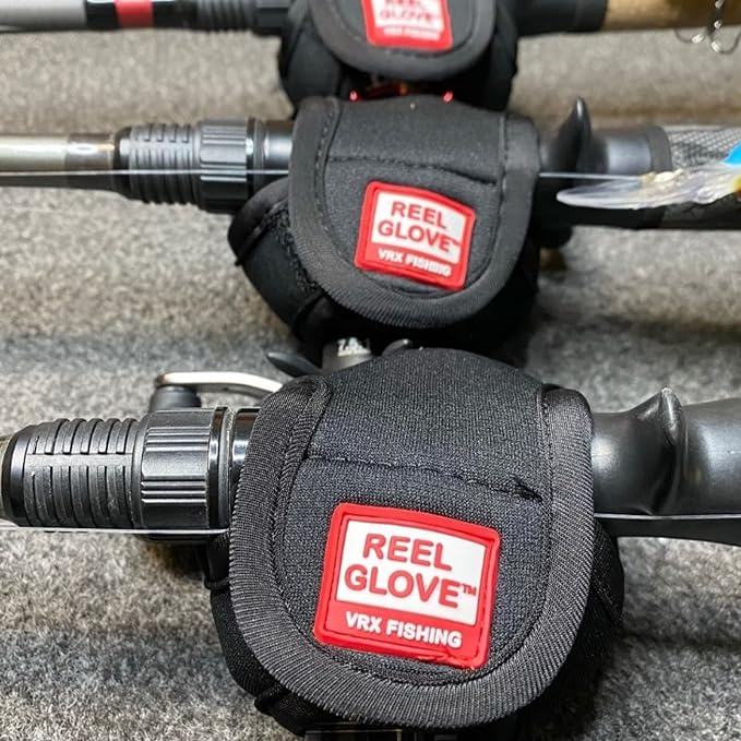 Rod Glove Authentic Casting Reel Cover (3 Pack) for Bass Fishing, Walleye Fishing Used by The Pros Like Gerald Swindle