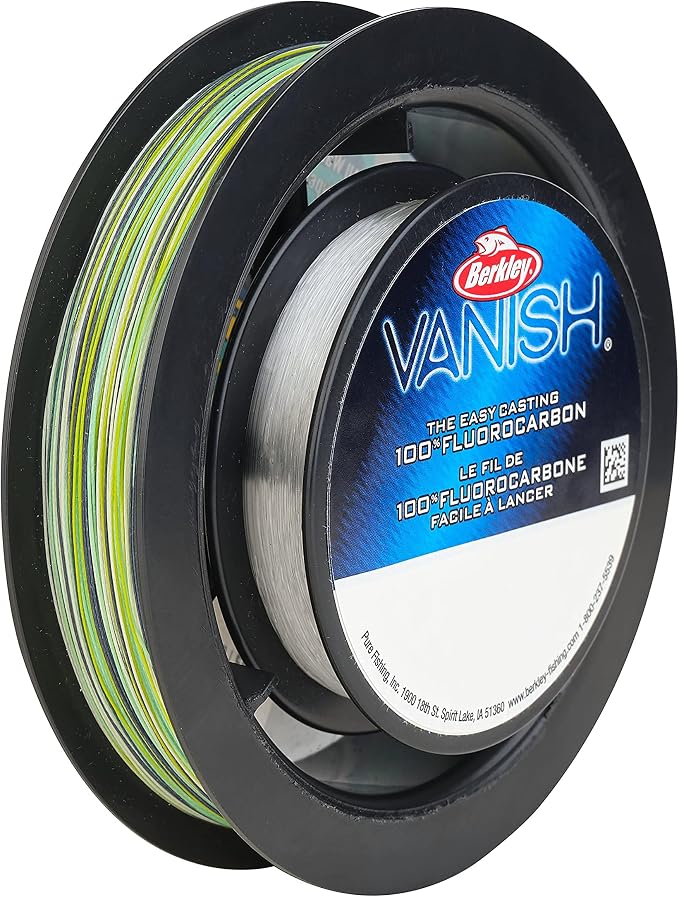 SpiderWire UltraCast Braided Fishing Line with Berkley Vanish Dual Fishing Spool