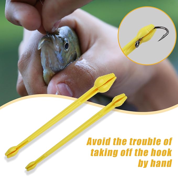 Plastic Fishing Hook Disgorger Snelled Fish Hook Remover Tool Portable Unhook Tool Fish Extractor Detacher Dehooker Fishing Gear Accessories