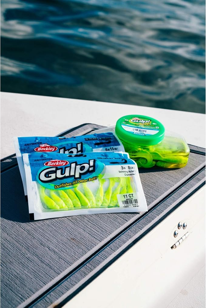 Berkley Gulp! Alive! Swimming Mullet Saltwater Fishing Soft Bait