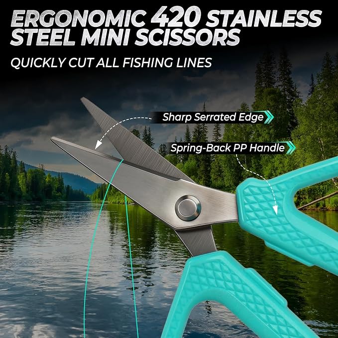 Jenseits Fishing Tool Kit, Fish Gripper, Fishing Pliers, Digital Fish Scale, Fillet Knife, Hook Remover & Fishing Accessories Set, Freshwater Saltwater Fishing Gear, Fishing Gifts for Men Angler
