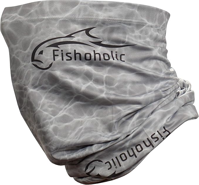 Fishoholic UPF50+ Fingerless Fishing Gloves - Sticky Grip Sun Protection Glove - Kayaking Paddling or Rowing
