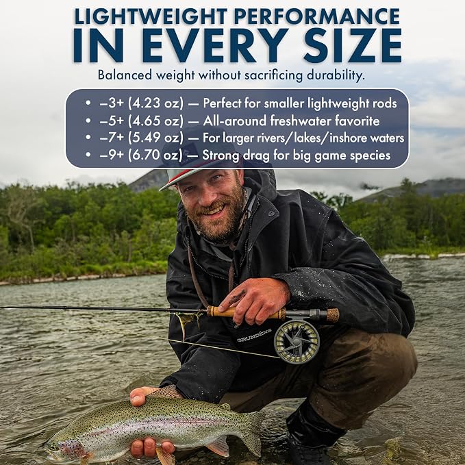 LAMSON | Liquid S-Series & HD Fly Fishing Reels | All-Water | Large Arbor, Powerful Sealed Drag, Pressure Cast Aluminum