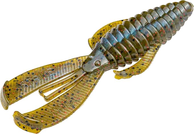 Strike King Rage Bug Fishing Lure, Soft Plastic Grub, Unique Design, Subtle Action