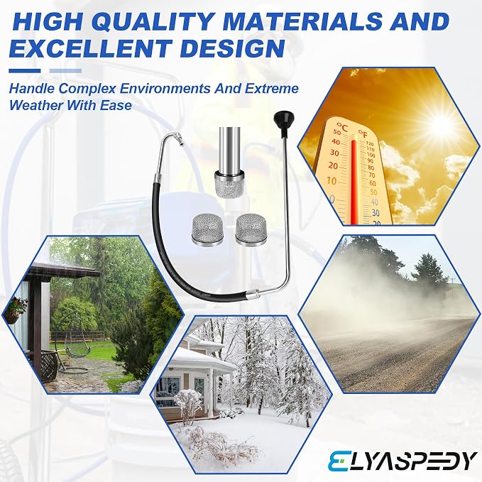 2026 New Stainless Steel Suction Hose and Reflux Line Sets,Complimentary 2 Filter,Compatible With Graco 695 795 3900 1095 1595 5900 7900 Airless Spraying Machine,Airless Paint Sprayer Accessories