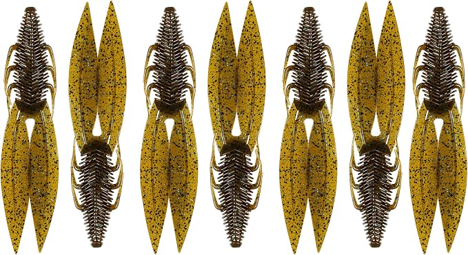 6th Sense – Bodega – Soft Plastic Creature Bait – Bass Fishing – Twin Ridge Tail Action – Multiple Sizes – Made in the USA