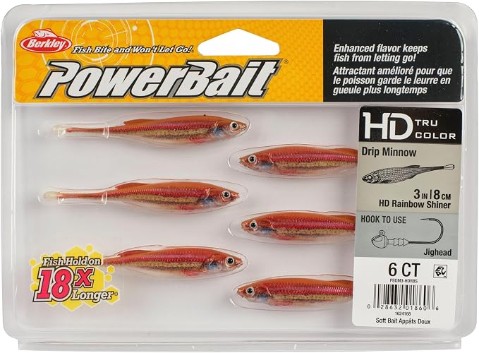 Berkley PowerBait Drip Minnow Fishing Soft Bait