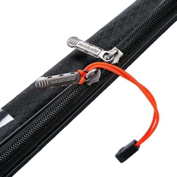 Foldable Fishing Rod Bag 45-Inches Durable Fishing Tackle Bag Storage Bag Portable Rod Tubes Rod Cases (Suit for 2-Piece 7-Feet Rod)