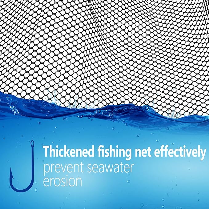 SAN LIKE Fishing Net Fish Landing Net Collapsible Fish Net with Anti-Slip Telescoping Rubber Pole Handle for Kids Adults in Saltwater Freshwater Multi-Size Extending to 37/42/43/51/69/71/89/98inch