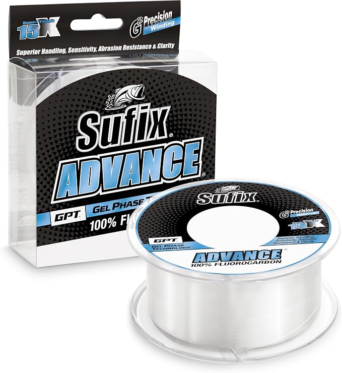 Sufix Advance Fluorocarbon Filler Spool 200 Yards