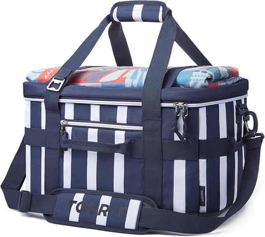 TOURIT Soft Sided Cooler Bag Insulated 30/48/60 Cans, Large Collapsible & Leakproof Ice Chest for Picnic, Beach, Camping, Travel, Sports Fan Coolers