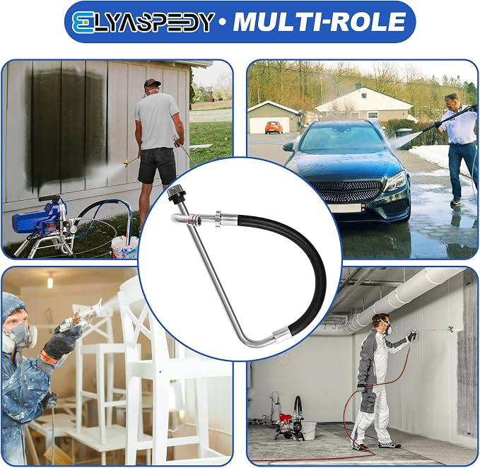 2026 New Stainless Steel Suction Hose,Compatible With Graco 390 395 490 495 595 And Tongshan T300 500 Airless Spraying/Line Painting Machine,Airless Paint Sprayer Accessories