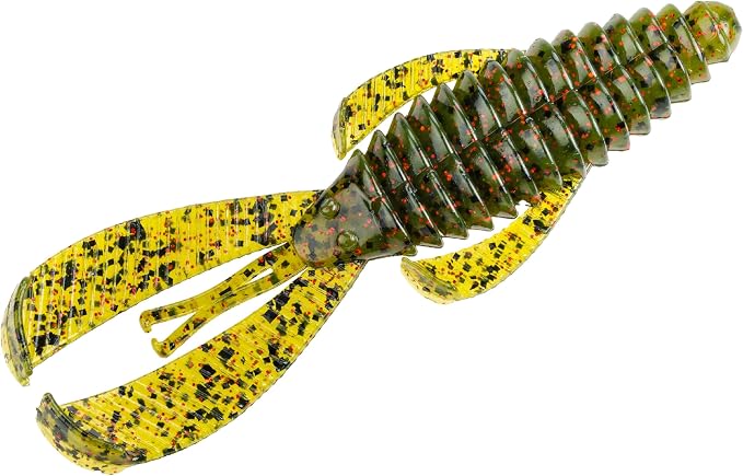 Strike King Rage Bug Fishing Lure, Soft Plastic Grub, Unique Design, Subtle Action
