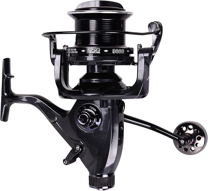 HiUmi Carp Fishing Reels 8000 9000 10000 Bait Runner Big Free Runner Double Brake Feeder 12+1 Ball Bearing Spinning Fishing Reel