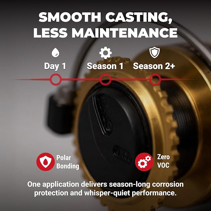 ReelX Fishing Reel Lubricant, Extreme-Pressure Anti-Corrosion Oil for Bearings, Spinning, Baitcasting, Spincast, Fly, Trolling & Electric Reels, Smooth Casting Saltwater Freshwater Protection, 1 oz