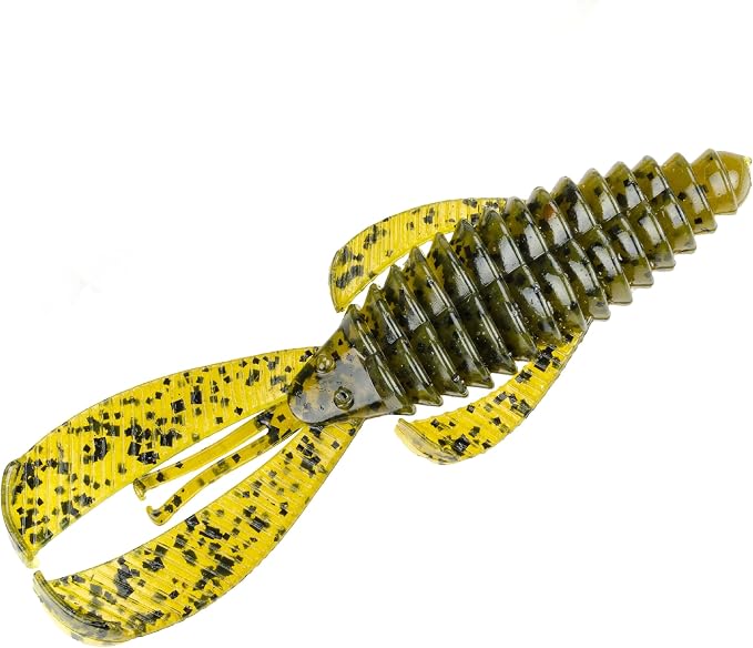 Strike King Rage Bug Fishing Lure, Soft Plastic Grub, Unique Design, Subtle Action