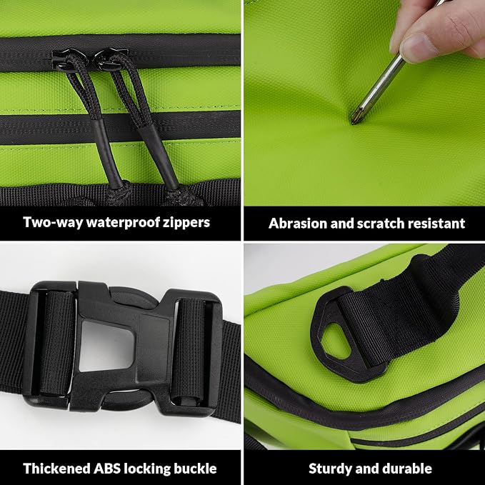 THKFISH Fishing Waist Pack, Fishing Tackle Bag Waterproof Fanny Pack for Women & Men Portable Sling Bag