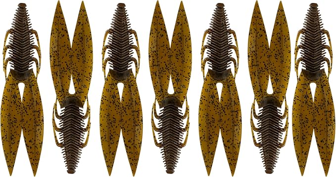 6th Sense – Bodega – Soft Plastic Creature Bait – Bass Fishing – Twin Ridge Tail Action – Multiple Sizes – Made in the USA