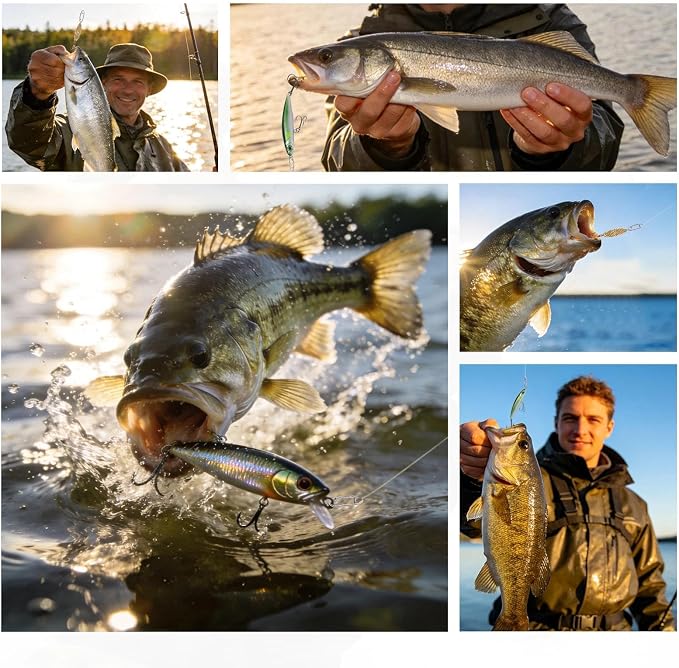 Power Fishing Clip - Fishing Speed Clips 50Pcs Stainless Steel Quick Change Connector,Link Split Rings Snaps for Lures Saltwater Size S# M# L#