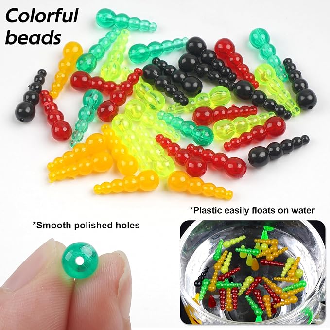 Fishing Lure Making Kit for Walleye Rigs, 170pcs Bass Fishing Lures Making Supplies Parts Crawler Harness Trout Bass Salmon Colorado Blades Hooks Stacked Fishing Beads Kokanee Rigs Trolling Rigs