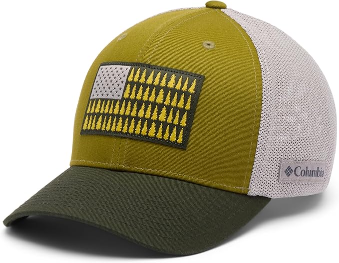 Columbia Unisex Adult PFG Logo Mesh Ball Cap