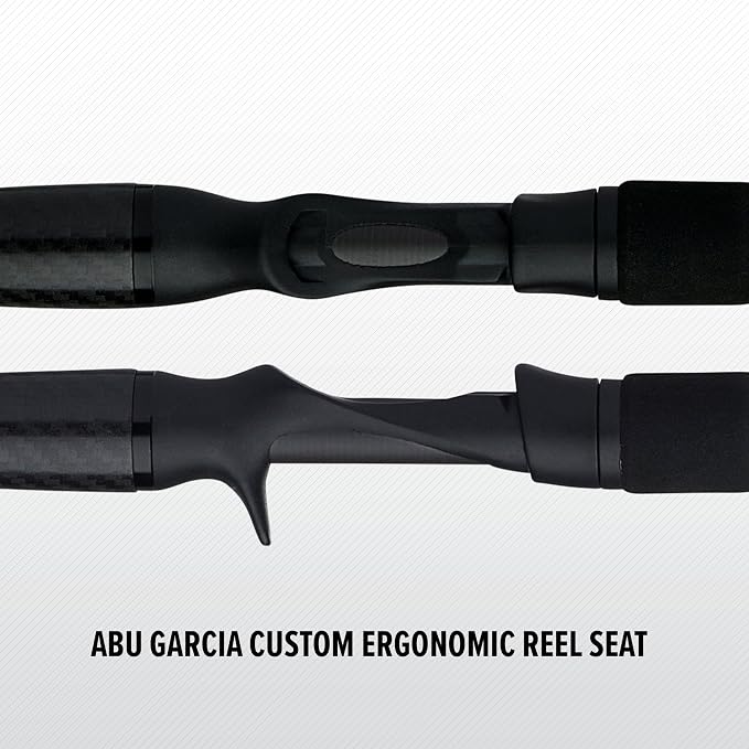 Abu Garcia Veritas Casting BFS Fishing Rod, Balanced and Lightweight Rod, Powerlux 100 Construction, Custom Ergonomic Reel Seat