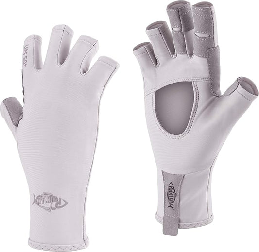 Palmyth UV Protection Fishing Fingerless Gloves UPF50+ Sun Gloves Men Women for Kayaking, Hiking, Paddling, Driving, Canoeing, Rowing
