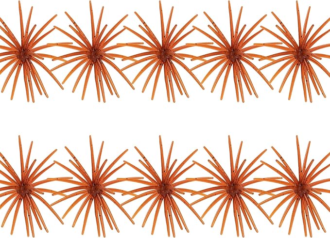 QualyQualy Sea Urchin Soft Lure, Super Durable Tentacle Creature Lure for Bass Pike Trout Fishing Easy Catch Saltwater Freshwater Soft Lures TPE Material