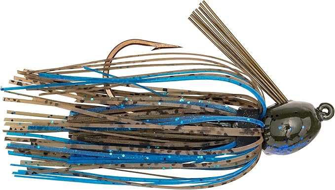 Strike King Bitsy Bug Jig Fishing Lure, Premium Silicone Skirts