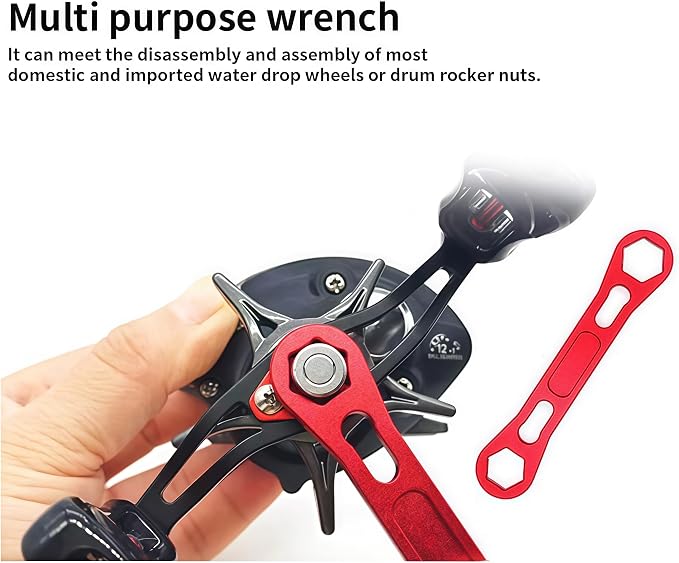 Reel Repair Tool Kit for Fishing Reel Maintenance Spool Disassembling Wrench Fishing Tools Blue