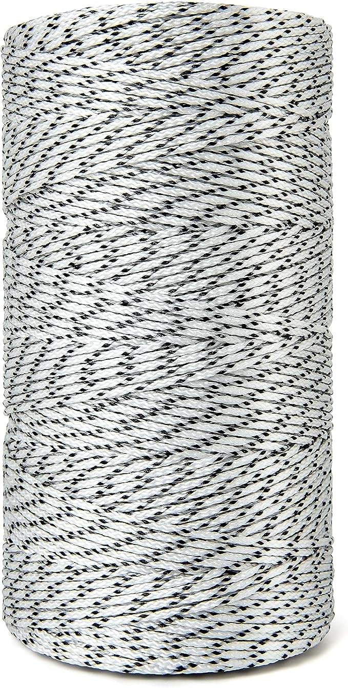 HONGDA Professional Masonry String Lines, 1000 Feet #18 Bonded Braided Nylon Mason Line, Durable and Versatile String for Masonry, Construction, Gardening, and DIY Projects